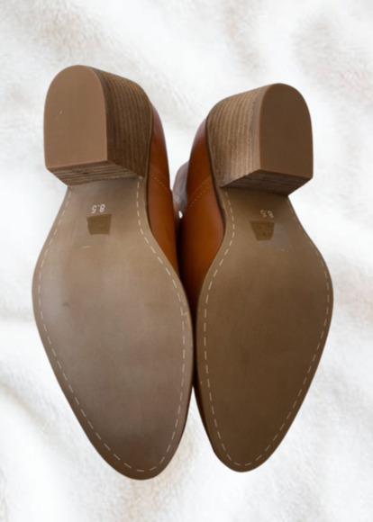 Beast fashion SUNNY Western Ankle Booties Women's low heel SIZE 8.5 - Picture 4 of 6